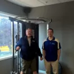 Brett with Paul on Graduation Day!